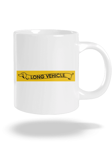 Long vehicle nagy bögre White