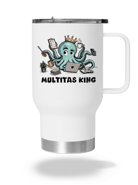 Multitas king termosz bögre White