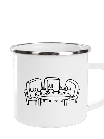 Elválaszthatatlan haverok pléhbögre White