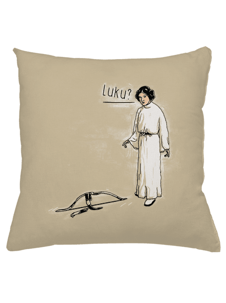 Luke és Leia párna Beige