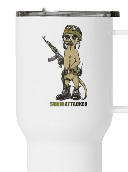 Suricattacker termosz bögre White