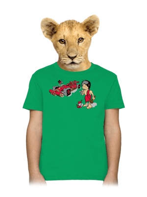 Képlet gyerek póló Kelly Green