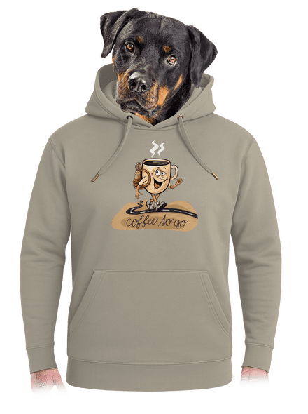 Coffee to go unisex prémium pulóver Pastel Macchiato