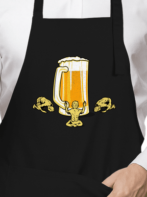 A sör istene kötény Black