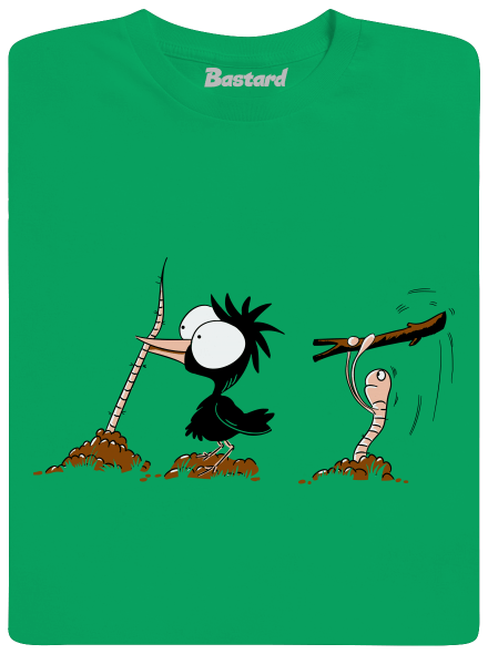 Vigyázz melyik végét fogod gyerek póló Kelly Green