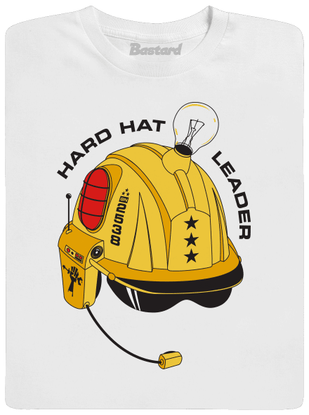 Hard hat leader férfi hosszú ujjú póló White