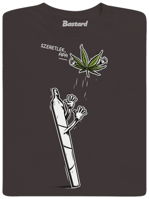 Joint és fia férfi hosszú ujjú póló Bear Brown