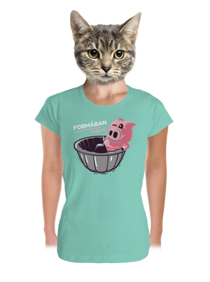 Formában prémium női póló Mint Mal