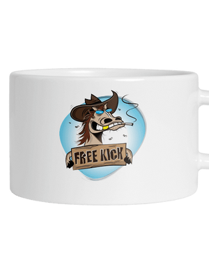 Free kick macaron bögre White