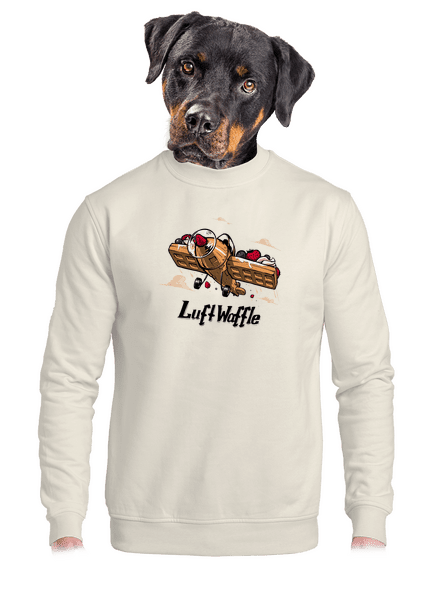 Luftwaffle unisex crewneck Off White