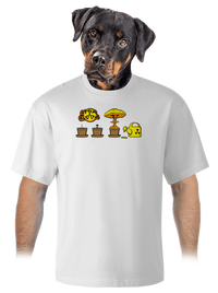 unisex túlméretezett póló