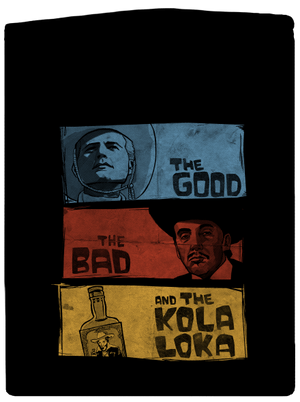 Good, bad and kola loka cipzáras női pulóver Black