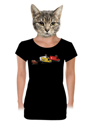 női póló elasztikus alsó szegéllyel