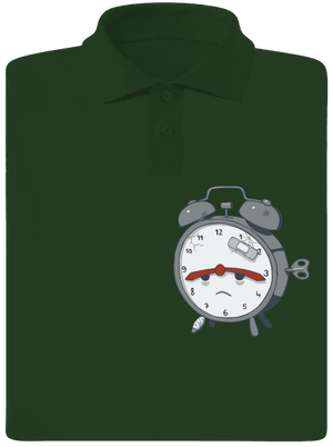 Ébresztőóra férfi pólóingek Bottle Green Mal