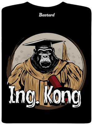 Ing. Kong férfi póló Black