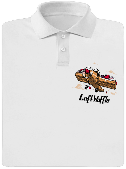 Luftwaffle férfi pólóingek White