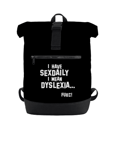 Dyslexia hátizsák Black