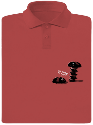 Felhúzva férfi pólóingek Burgundy