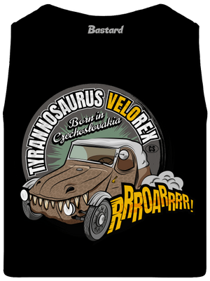 Tyrannosaurus Velorex férfi trikó Black