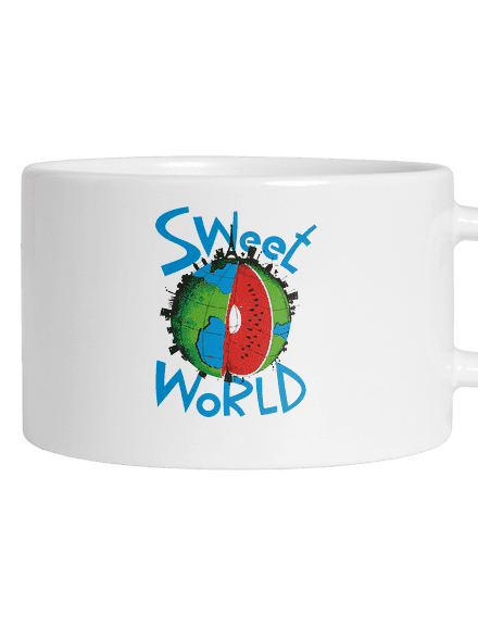 Sweet world macaron bögre White