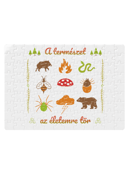 A természet az életemre tör kirakós White