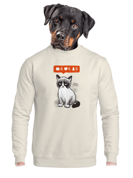Grumpy unisex crewneck Off White
