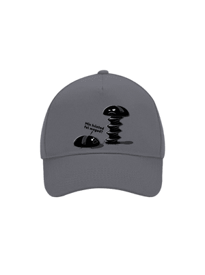 Felhúzva baseballsapka Graphite grey