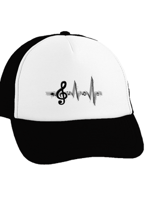 A zene az életem teherautós sapka Black cap