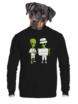 Idegenek unisex crewneck Black