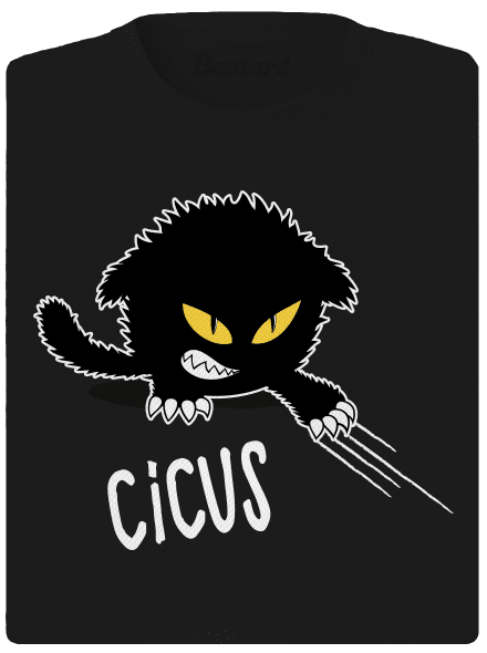 Cicus női sportpóló Black