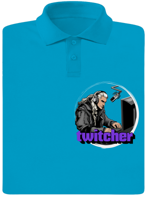 Twitcher férfi pólóingek Blue Atol