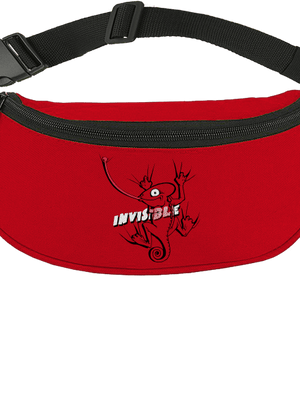 Invisible chameleon övtáska Red