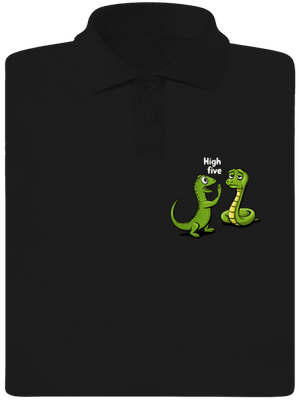 High Five férfi pólóingek Black