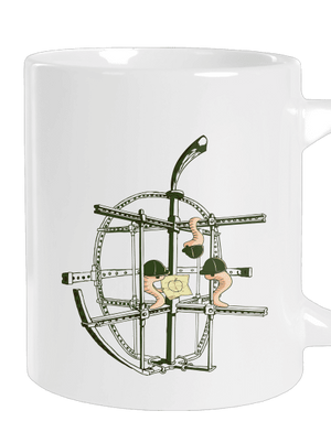 Alma nagy bögre White