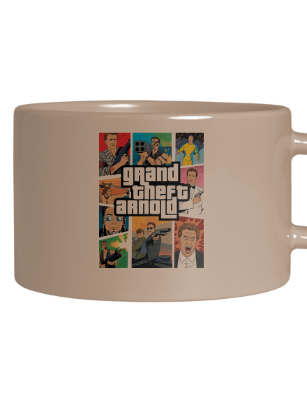 Grand Theft Arnold macaron bögre Brown Macaron