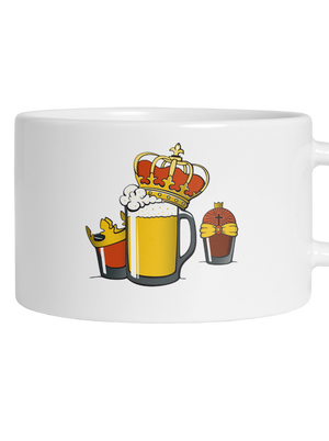 Három Királyok macaron bögre White