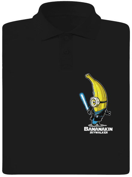 Bananakin Skywalker férfi pólóingek Black