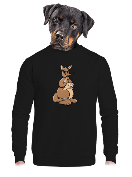 Büszke szülők unisex crewneck Black
