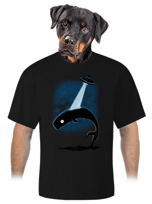 Big fish unisex túlméretezett póló Black