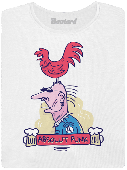 Absolut Punk prémium női póló White