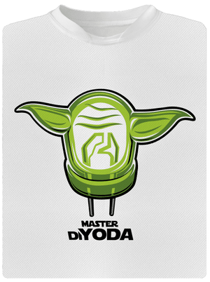 Master DiYoda gyerek sport póló White