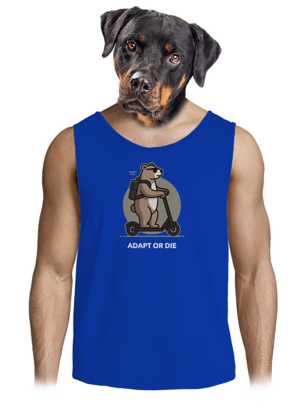 Adapt or die férfi trikó Royal Blue