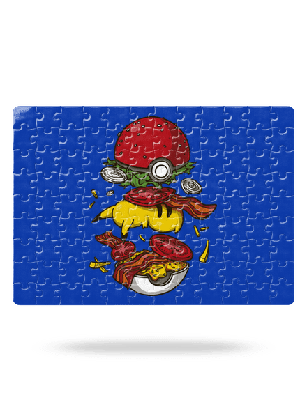 Pokémon burger kirakós White