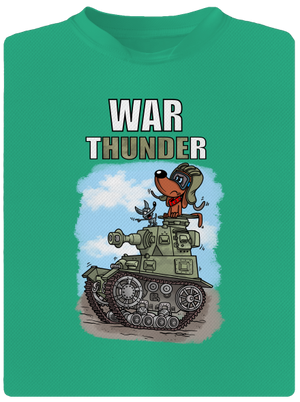 War Hunde férfi sportpóló Mint Mal