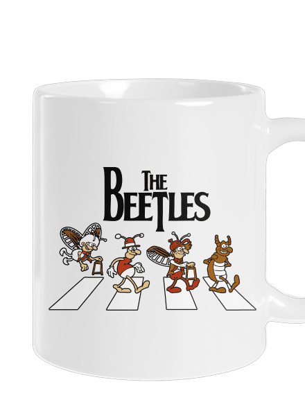 Beatles hagyományos bögre White