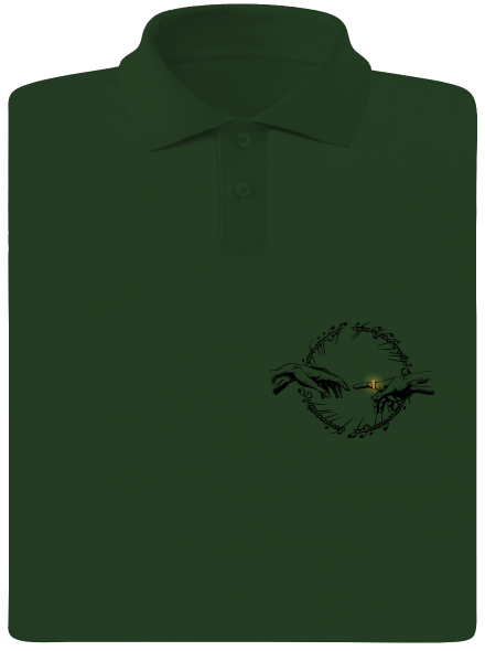 God of ring férfi pólóingek Bottle Green Mal