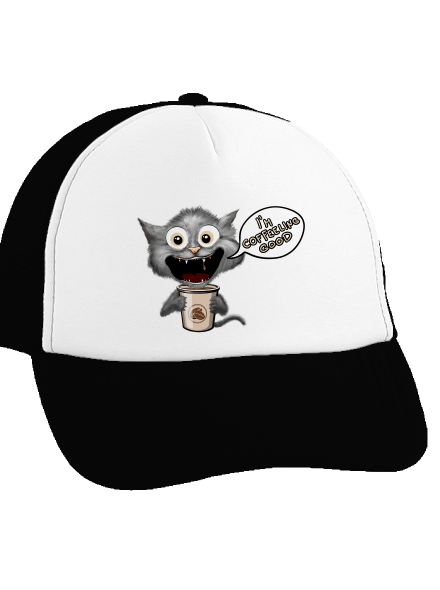 I’m coffeeling good teherautós sapka Black cap