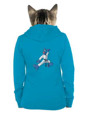  cipzáras női pulóver Blue Atol