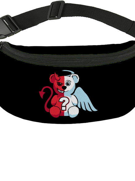 Angyal vagy ördög övtáska Black