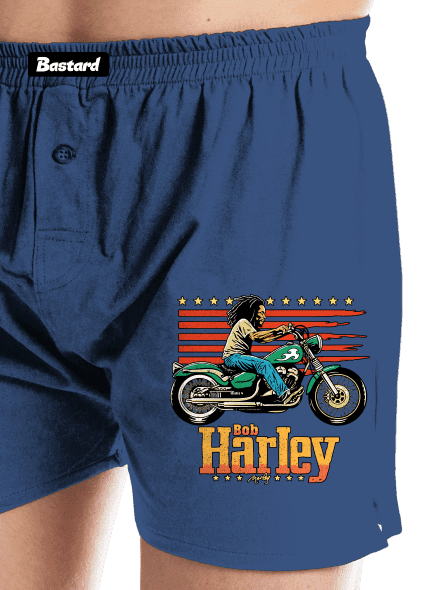 Bob Harley férfi alsó nadrág Blue